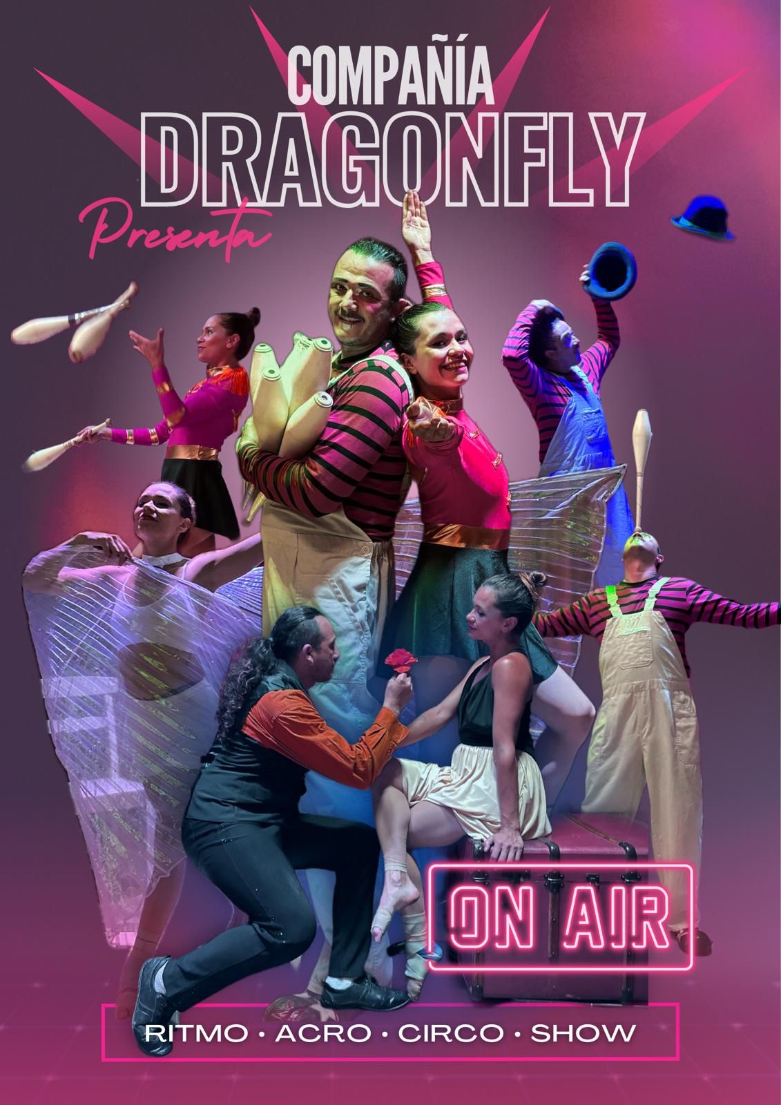 Dragonfly acrobats